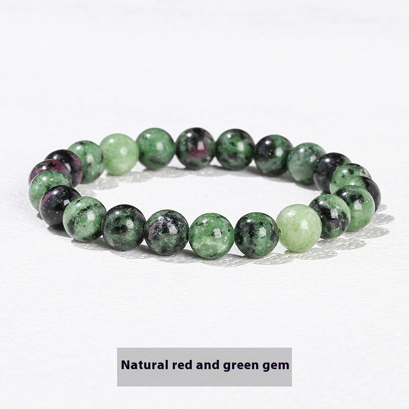 Natural Crystal Simple Single Circle Citrine Bracelet