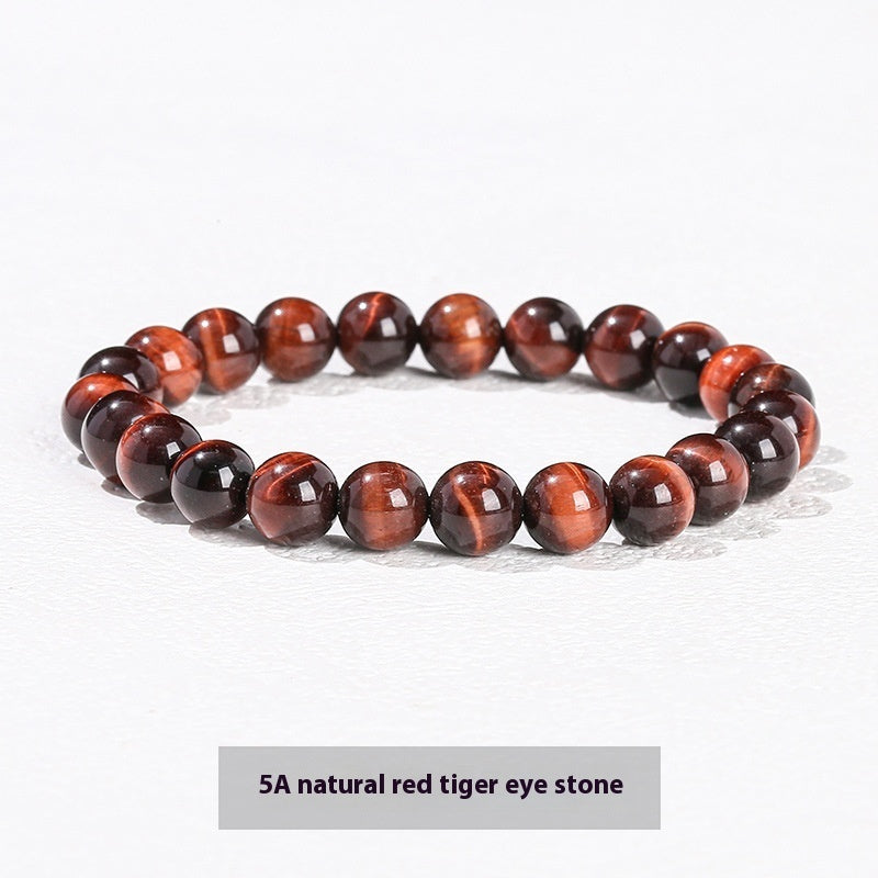 Natural Crystal Simple Single Circle Citrine Bracelet