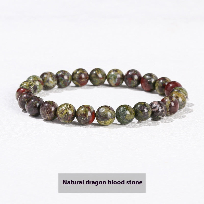 Natural Crystal Simple Single Circle Citrine Bracelet