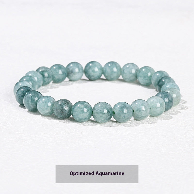 Natural Crystal Simple Single Circle Citrine Bracelet