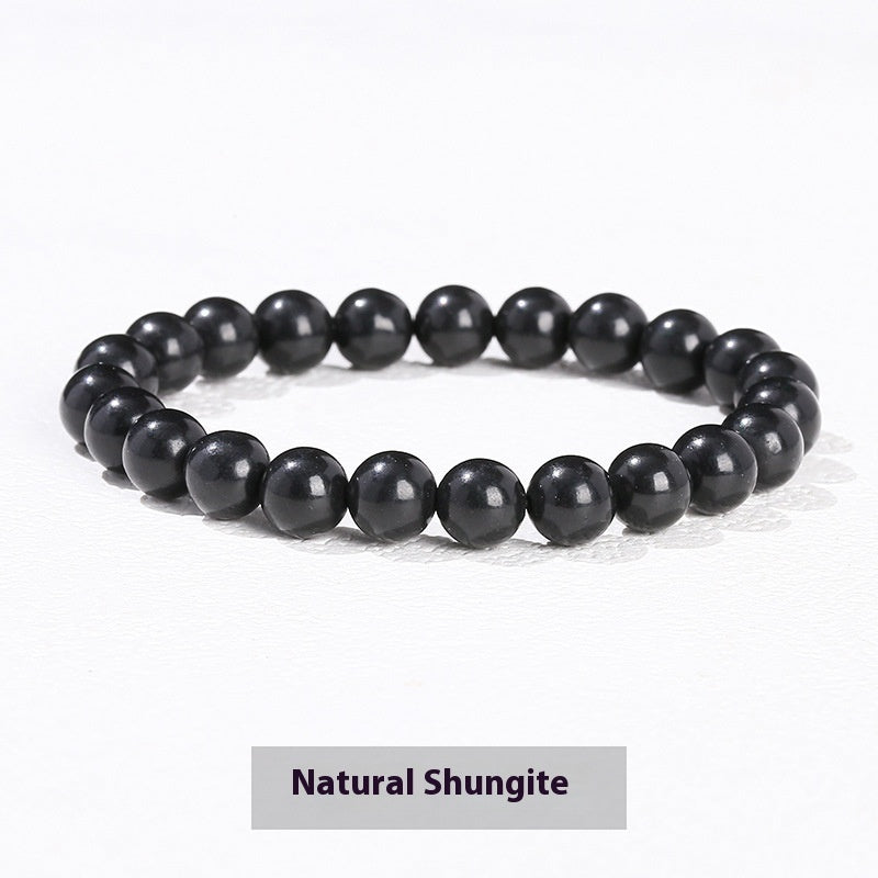 Natural Crystal Simple Single Circle Citrine Bracelet