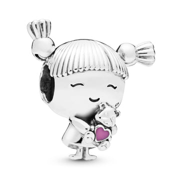 Pandora Girl With Pigtails Charm – Elegant Gift Jewelry Set