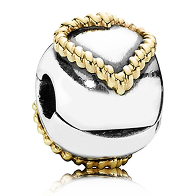 Pandora Braided Heart Clip – Elegant Gift Jewelry Set