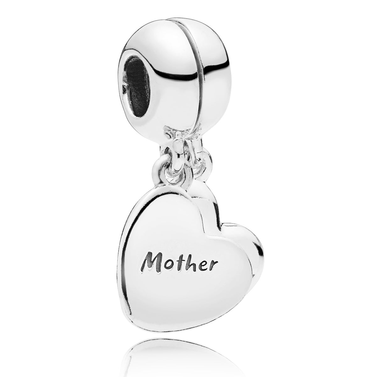 Pandora Mother & Son Heart Split Dangle Charm – Elegant Gift Jewelry Set