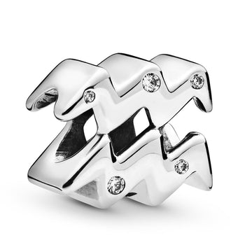 Pandora Sparkling Aquarius Zodiac Charm – Elegant Gift Jewelry Set