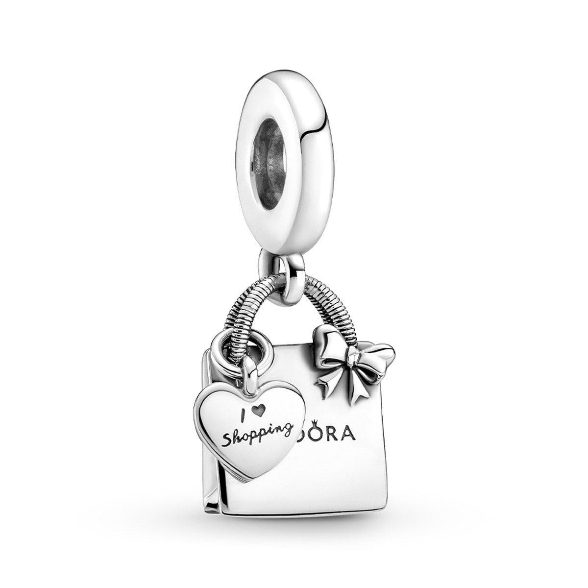 Pandora Shopping Bag Dangle Charm – Elegant Gift Jewelry Set