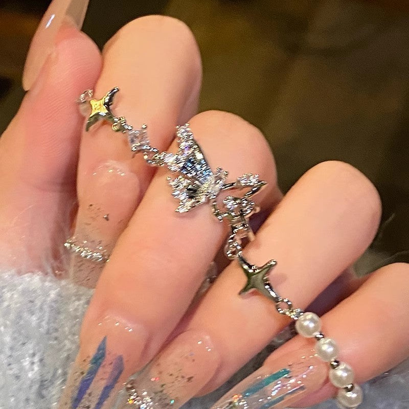 Versatile Beaded Women's Pearl Bracelet Ornament