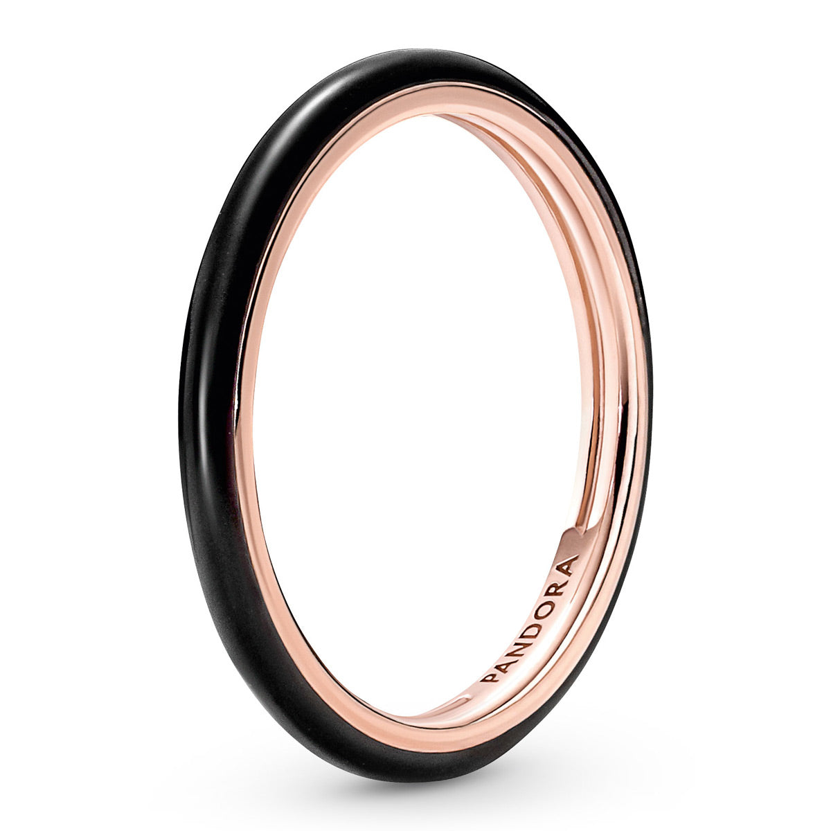 Pandora ME Black Enamel Ring – Elegant Gift Jewelry Set