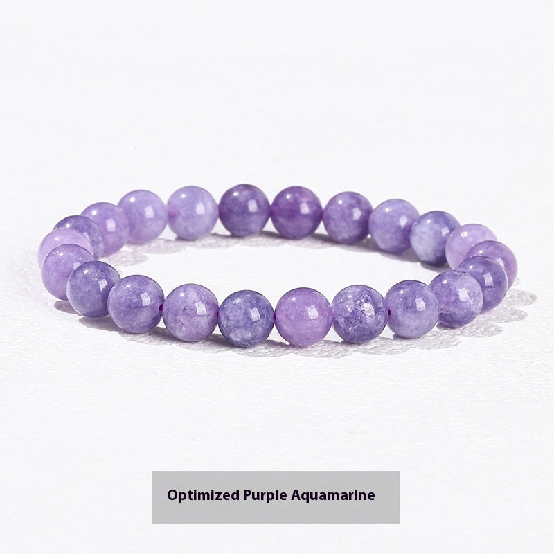 Natural Crystal Simple Single Circle Citrine Bracelet