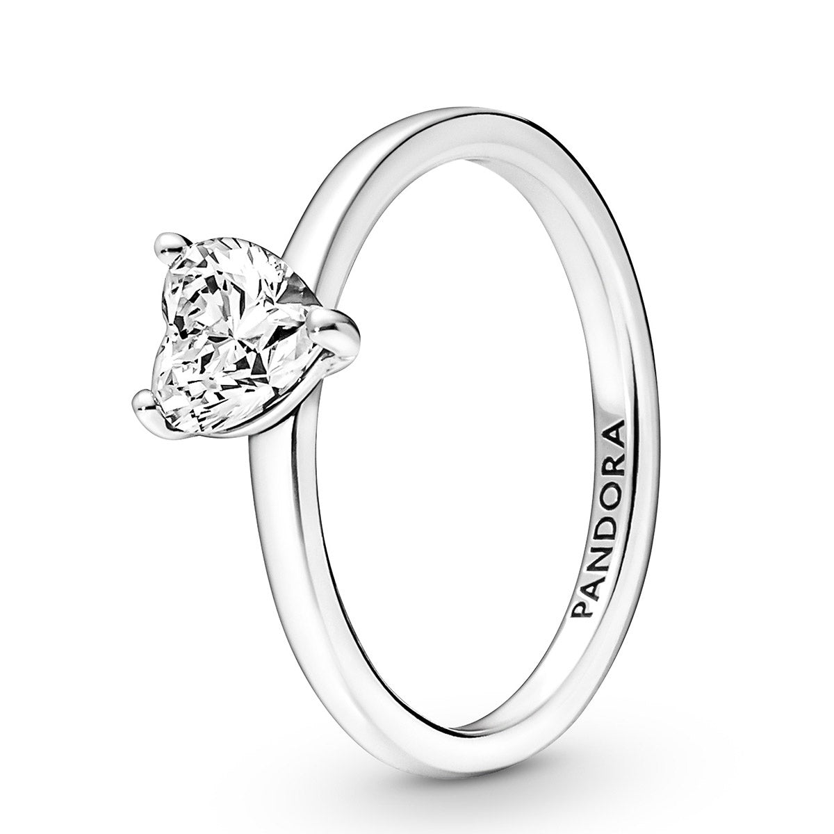 Pandora Sparkling Heart Solitaire Ring – Elegant Gift Jewelry Set