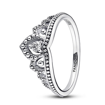 Pandora Regal Beaded Tiara Ring – Elegant Gift Jewelry Set