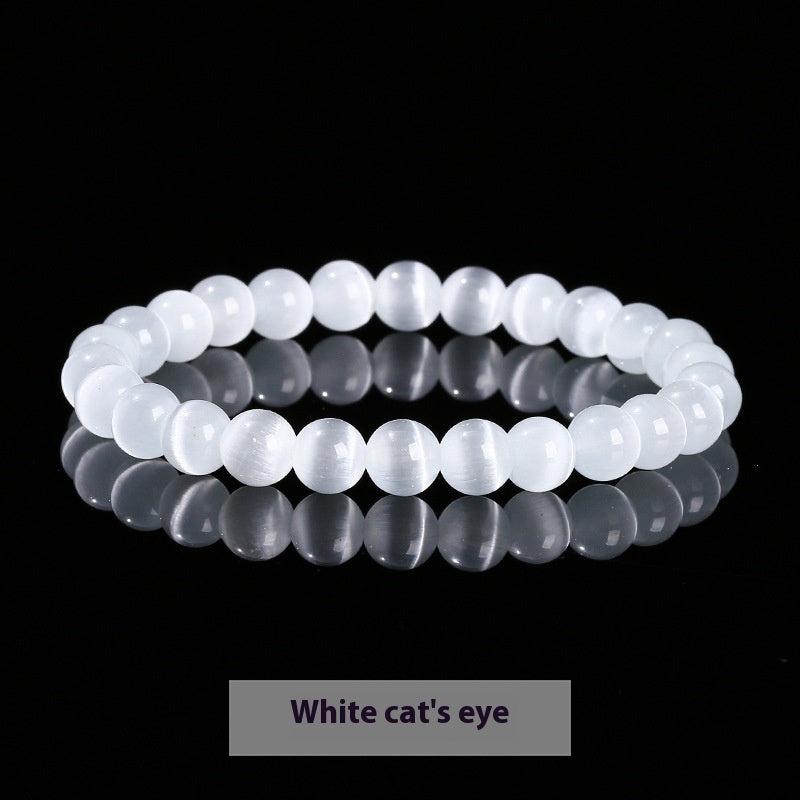 Natural Crystal Simple Single Circle Citrine Bracelet