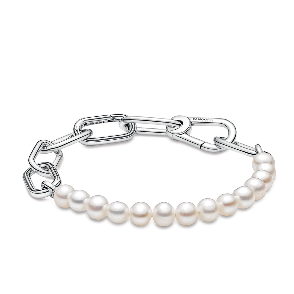 Pandora ME - Freshwater Cultured Pear Link Chain Bracelet – Elegant Gift Jewelry Set