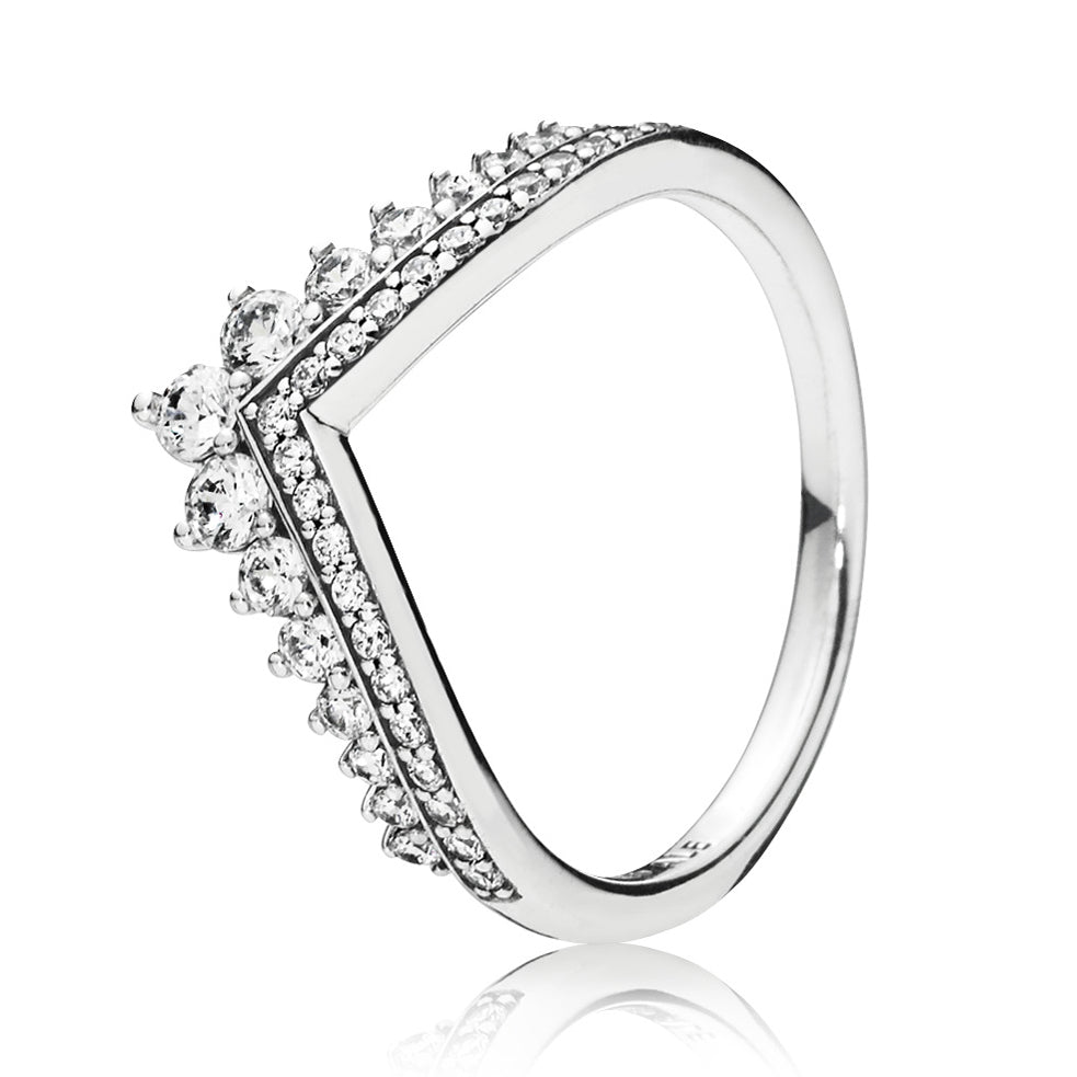 Pandora Princess Wishbone Ring – Elegant Gift Jewelry Set