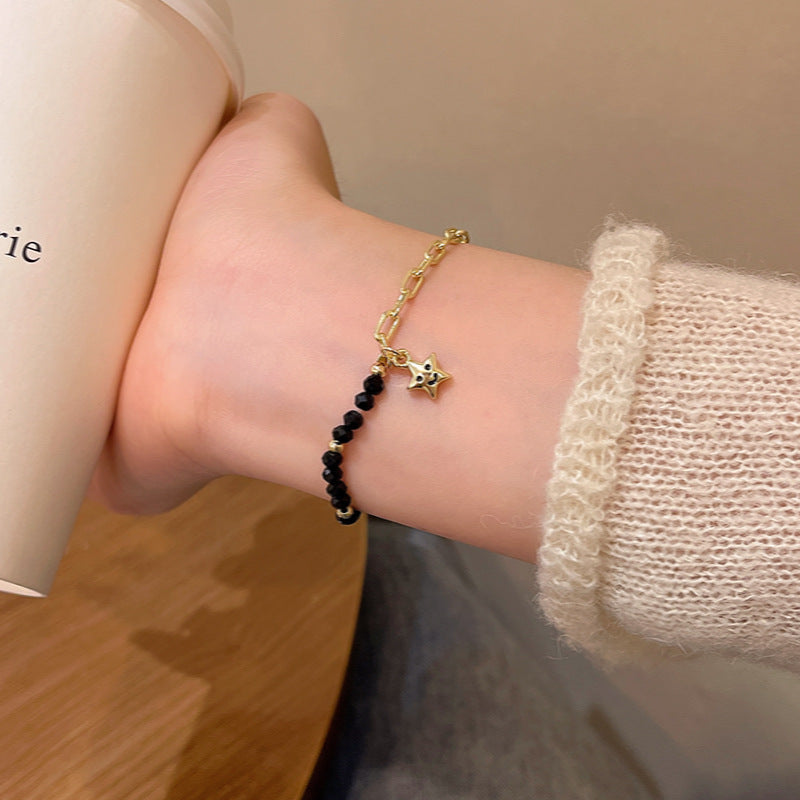 Versatile Beaded Women's Pearl Bracelet Ornament