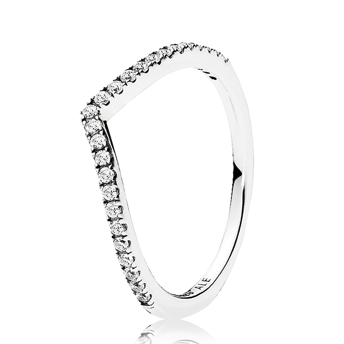 Pandora Sparkling Wishbone Ring – Elegant Gift Jewelry Set