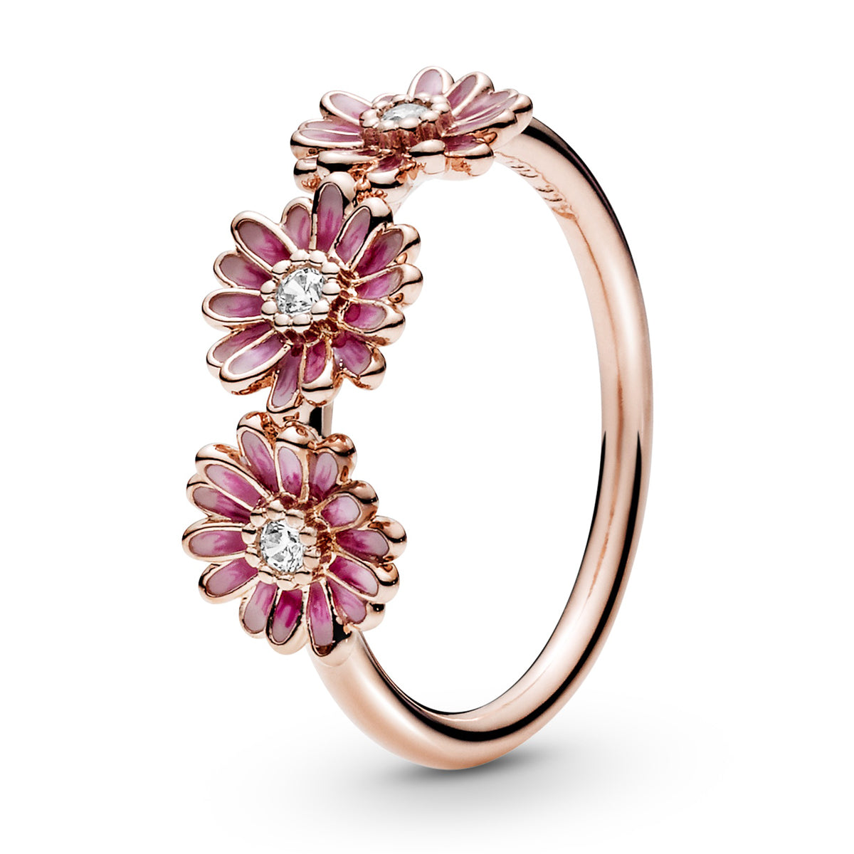 Pandora Pink Daisy Flower Ring – Elegant Gift Jewelry Set