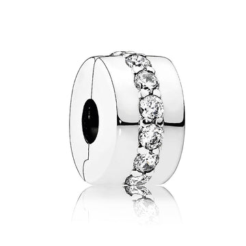 Pandora Shining Path with Clear CZ Clip – Elegant Gift Jewelry Set