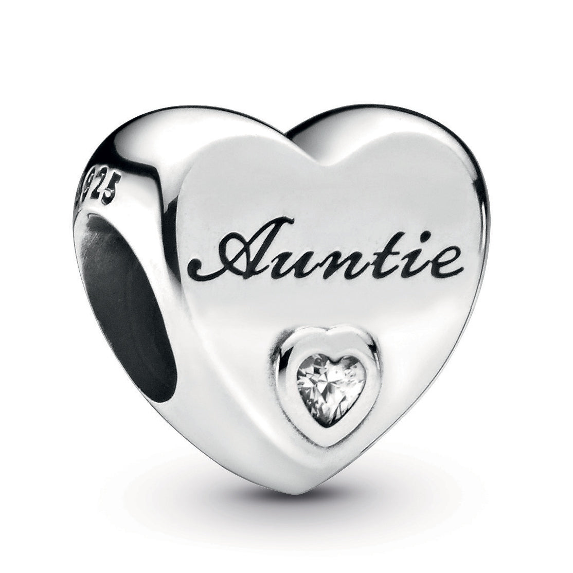 Pandora Auntie Love Heart Charm – Elegant Gift Jewelry Set
