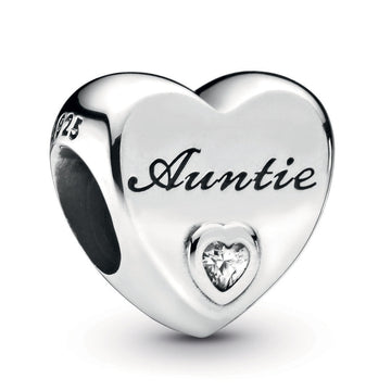 Pandora Auntie Love Heart Charm – Elegant Gift Jewelry Set