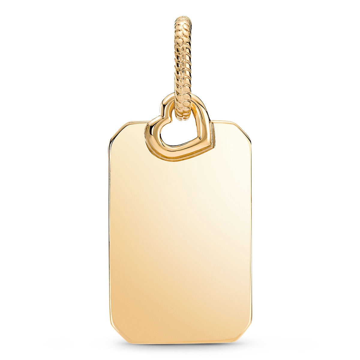 Pandora Engravable Rectangle Tag Pendant – Elegant Gift Jewelry Set