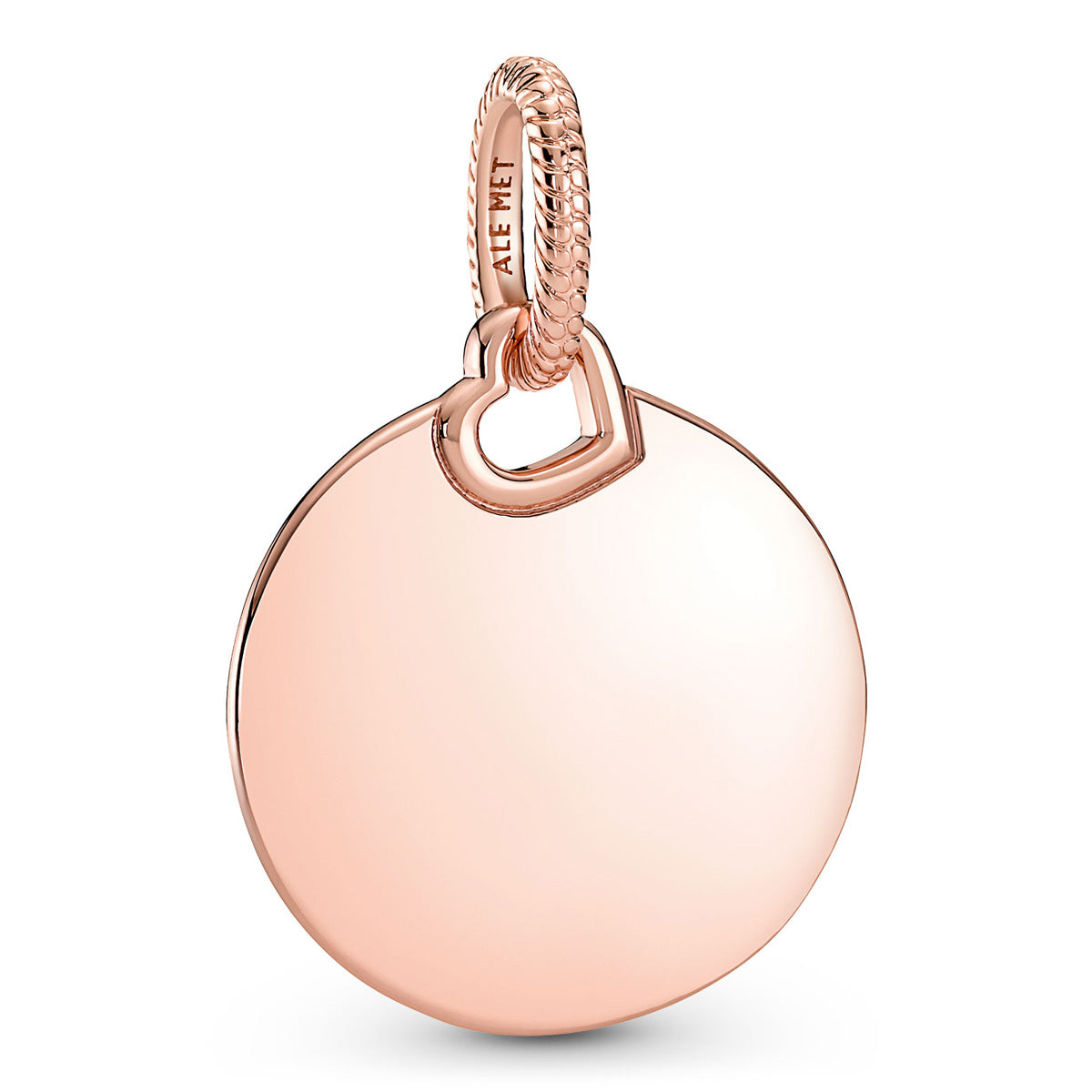 Pandora Engravable Round Tag Pendant – Elegant Gift Jewelry Set