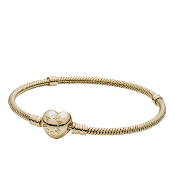 Moments Heart Clasp Snake Chain Bracelet – Elegant Gift Jewelry Set