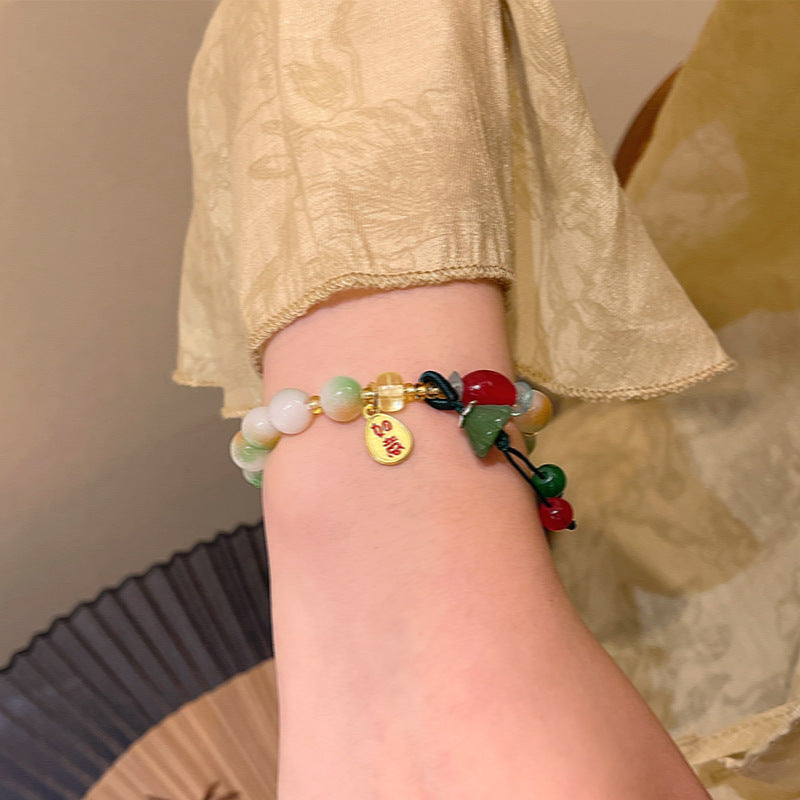 Versatile Beaded Women's Pearl Bracelet Ornament