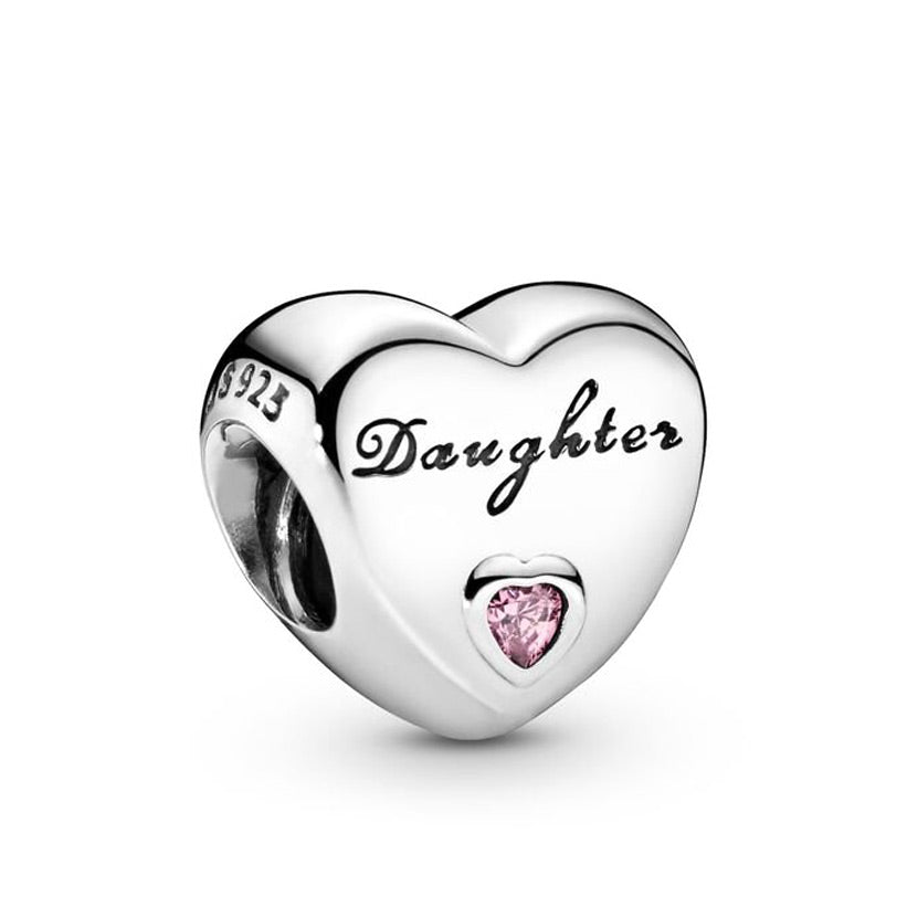 Pandora Daughter's Love with Pink CZ Charm – Elegant Gift Jewelry Set
