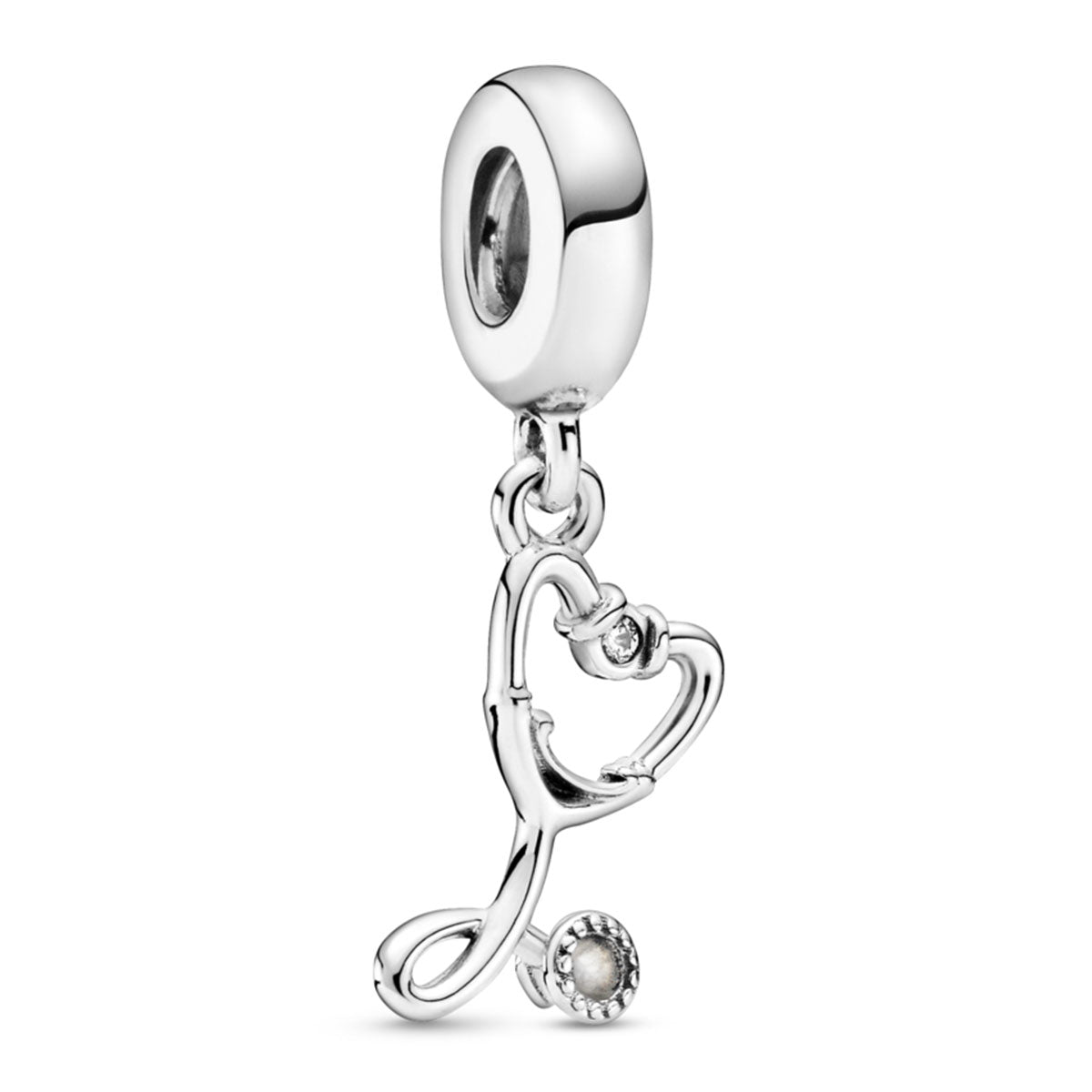 Pandora Stethoscope Heart Dangle Charm – Elegant Gift Jewelry Set