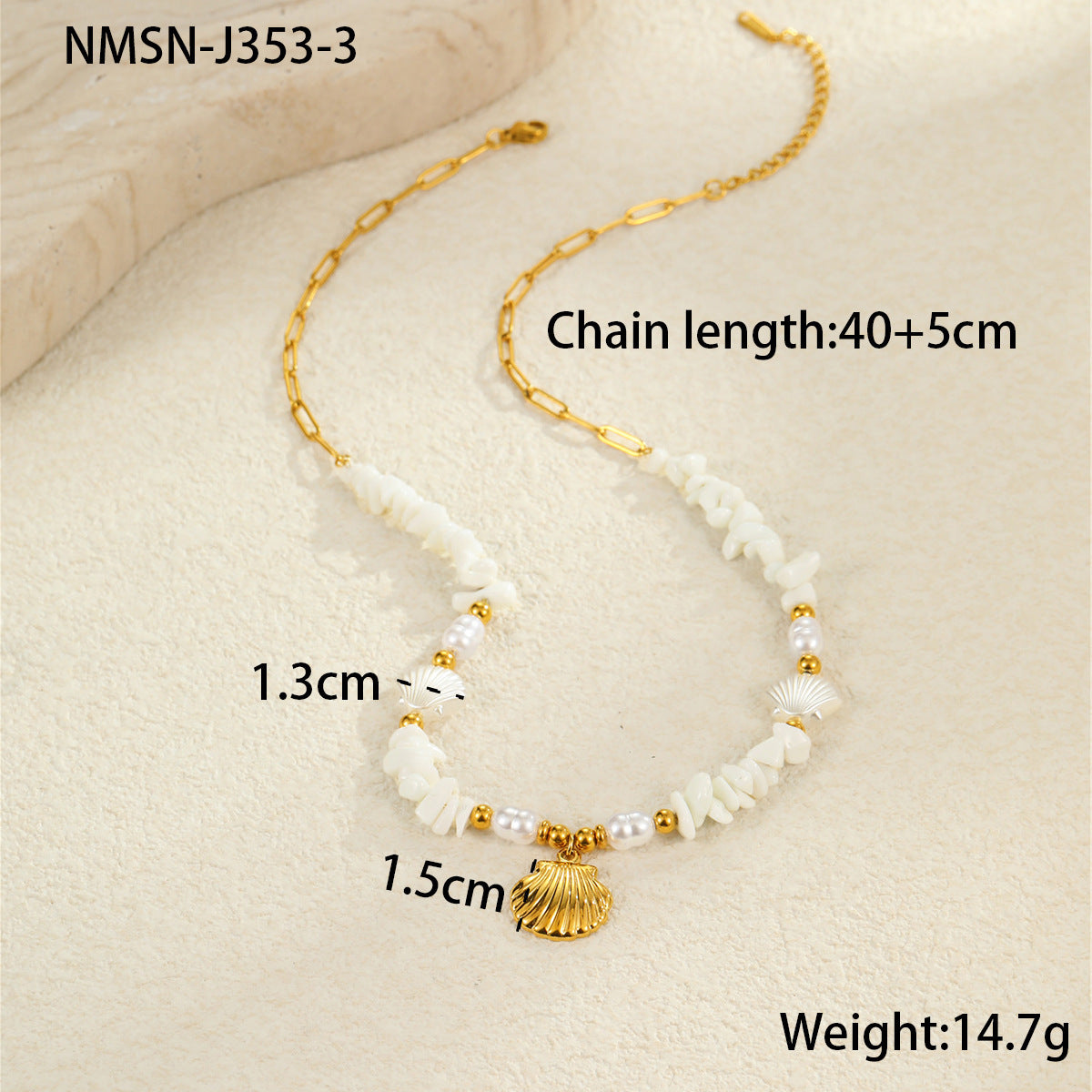 European And American Beach Ocean Style Shell Necklace Bracelet