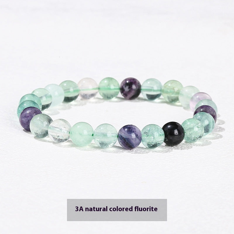 Natural Crystal Simple Single Circle Citrine Bracelet