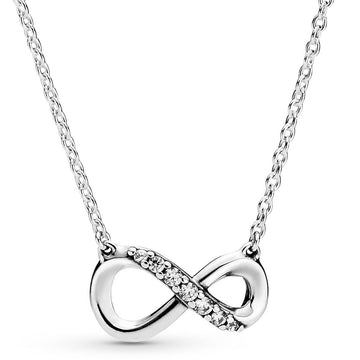 Pandora Sparkling Infinity Collier Necklace – Elegant Gift Jewelry Set