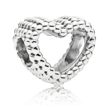 Pandora Beaded Heart Charm – Elegant Gift Jewelry Set