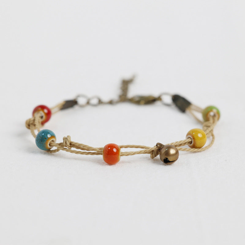 Simple All-match Ceramic Woven Bracelet