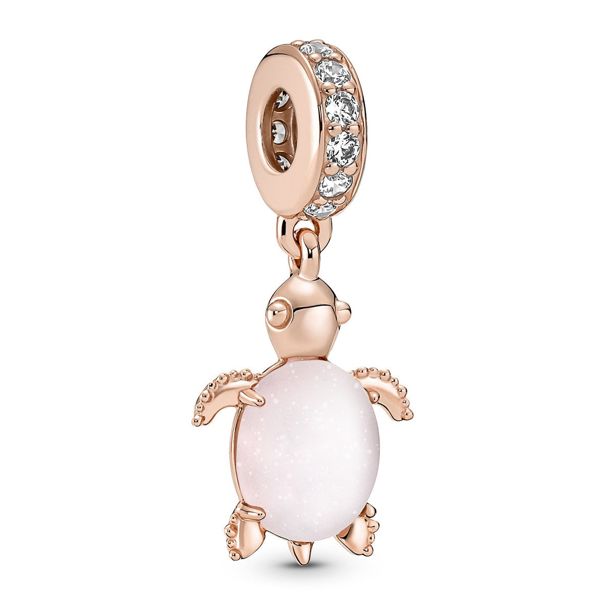 Pandora Pink Sea Turtle Murano Glass Dangle Charm – Elegant Gift Jewelry Set