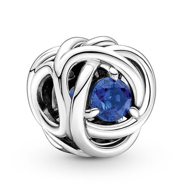 Pandora September - Blue Eternity Circle Charm – Elegant Gift Jewelry Set