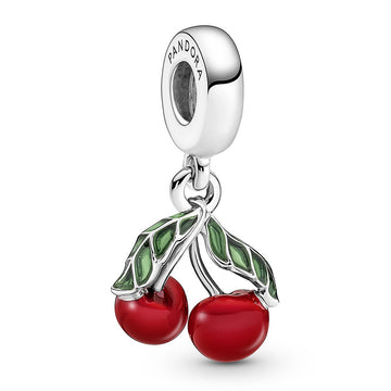 Pandora Cherry Fruit Dangle Charm – Elegant Gift Jewelry Set