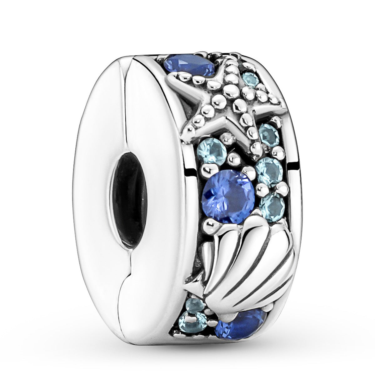Pandora Tropical Starfish & Shell Clip Charm – Elegant Gift Jewelry Set