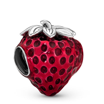 Pandora Seeded Strawberry Fruit Charm – Elegant Gift Jewelry Set