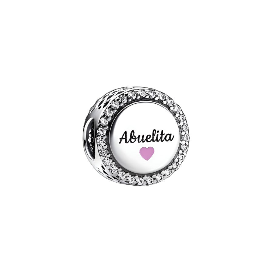 Pandora Love Abuelita Engravable Charm – Elegant Gift Jewelry Set