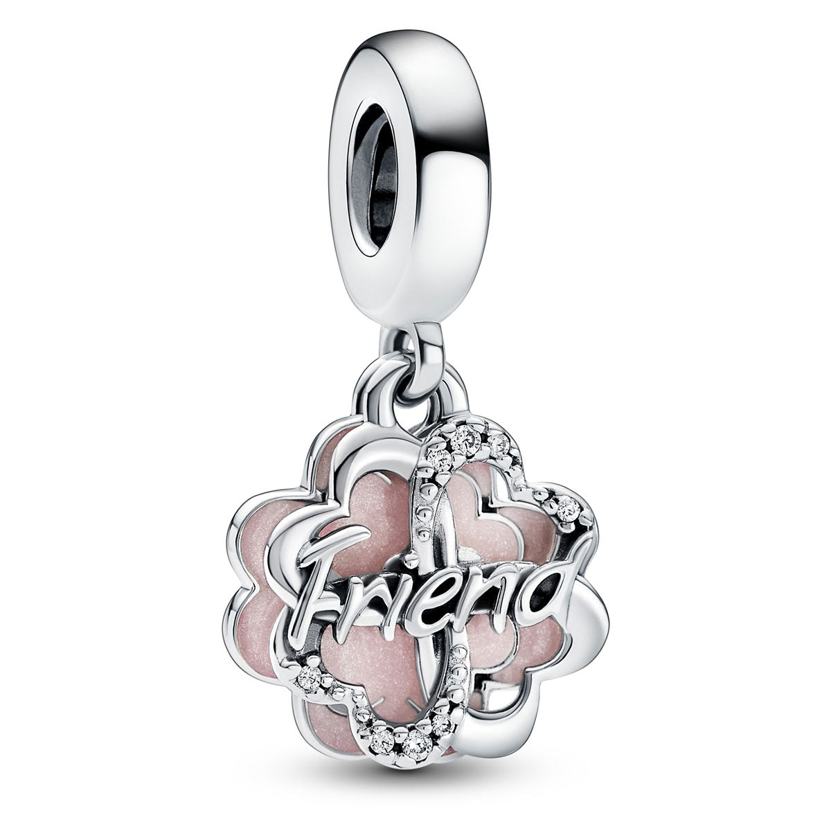 Pandora Four-leaf Clover Friendship Double Dangle Charm – Elegant Gift Jewelry Set