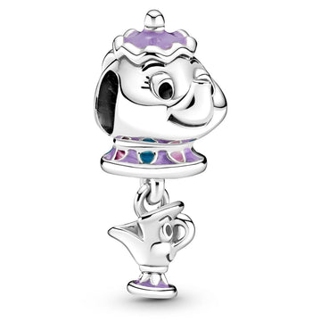 Pandora Disney Beauty and the Beast Mrs. Potts and Chip Dangle Charm – Elegant Gift Jewelry Set