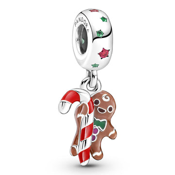 Pandora Gingerbread Man Dangle Charm – Elegant Gift Jewelry Set