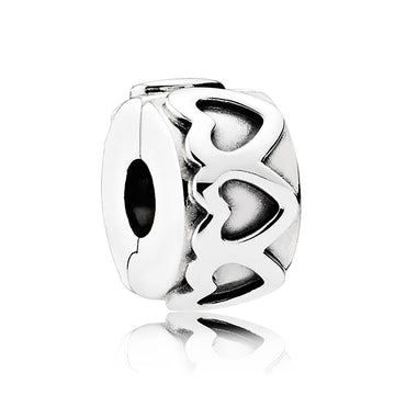 Pandora Row of Hearts Clip – Elegant Gift Jewelry Set