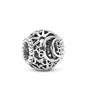 Pandora Sun, Stars & Moon Openwork Charm – Elegant Gift Jewelry Set