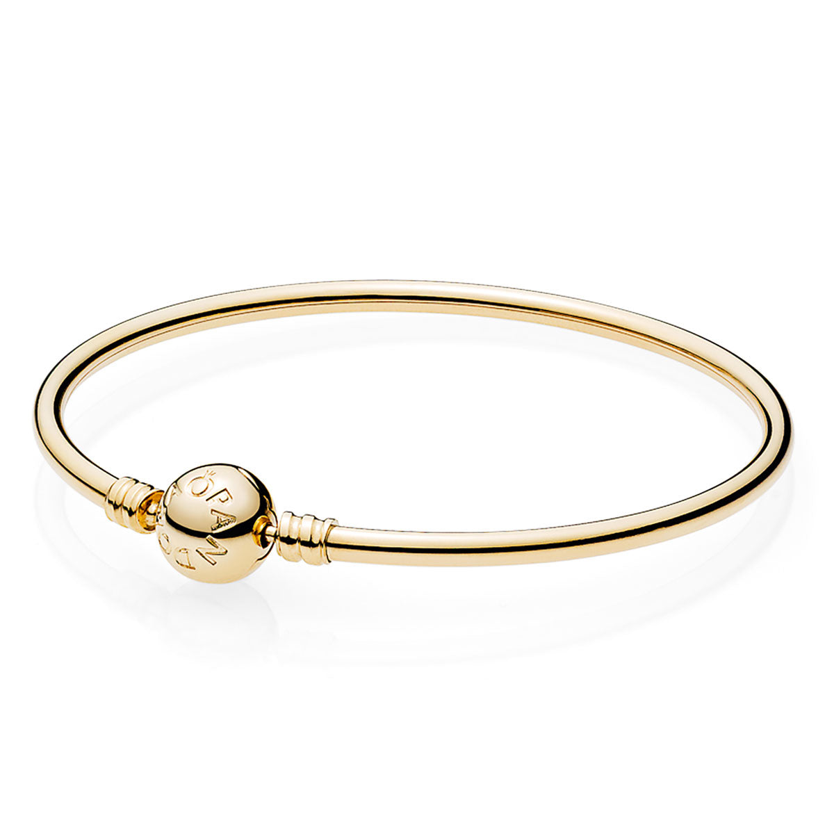 Pandora 14k Gold Moments Bangle – Elegant Gift Jewelry Set