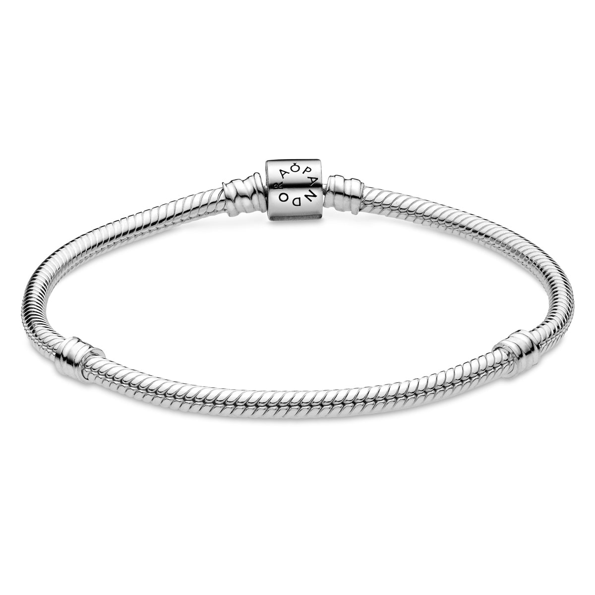 Pandora Moments Barrel Clasp Snake Chain Bracelet – Elegant Gift Jewelry Set