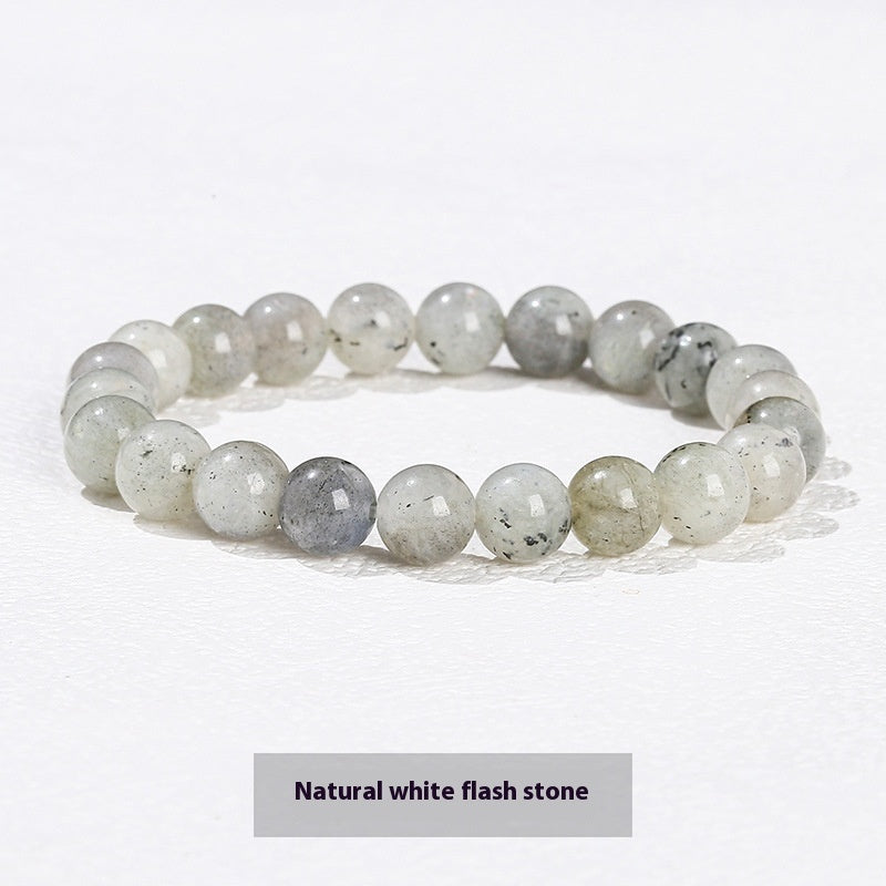 Natural Crystal Simple Single Circle Citrine Bracelet