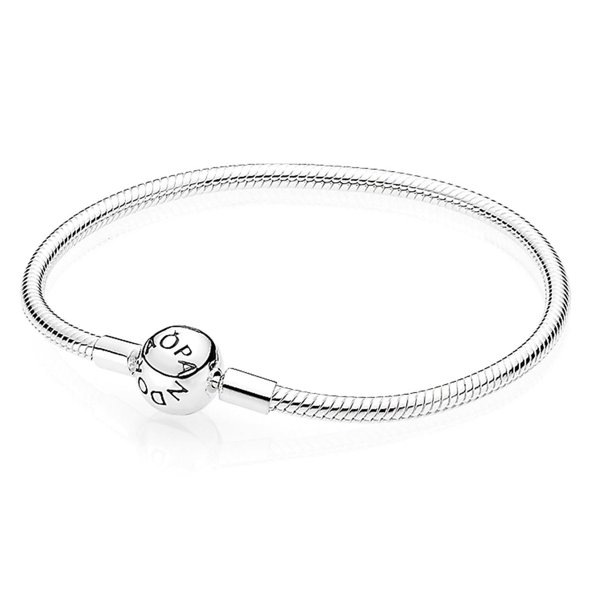 Pandora Moments Smooth Snake Chain Bracelet – Elegant Gift Jewelry Set